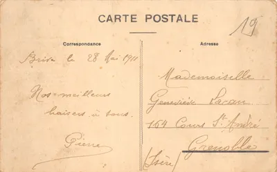 Corrèze - Castello di Noailles — editore A.G.P.G. n°19 — Verso
