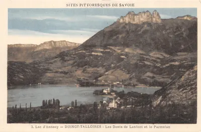 Lac d'Annecy — Les Dents de Lanfont et le Parmelan — DUINGT-TALLOIRES
