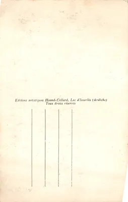 Le MONT GERBIER-de-JONC (alt. 1551 m.) — Curieuse gerbe de roches phonolitiques — Source de la Loire — Éditeur : Editions artistiques Haond-Collard — पीछे