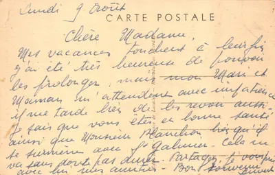 ST-PIERRE-en-PORT (S.-Inf.) — Ansicht der Klippen in Richtung Fécamp — Verlag DUTOT, Nr. 14 — Rückseite