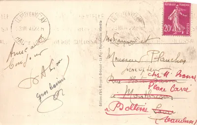 Le Puy — La Tour Pannessac et le boulevard Saint-Louis, ancienne porte de la ville (Monument historique classé du XIIIe siècle) — 背面