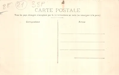 Dijon — Église Notre-Dame, vue de profil — éditeur BURLANNECHE, n° 25 — 背面