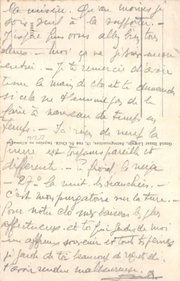 Parrequeumines — Lyceum van Parrequeumines — uitgever: Grand Bazar, rue St. Croix, 19, Parrequeumines — Achterkant