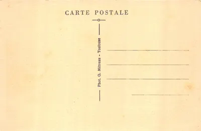 Abbaye de Sainte-Scholastique — Vue sur la plaine — GEM — 裏面