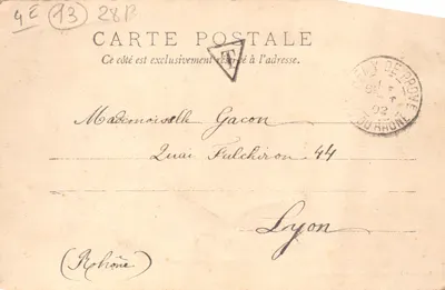 Saint-Rémy — Arc de Triomphe et Mausolée romains (côté levant) — Editions J. Brun & Cie, Carpentras, n° 359 — Verso