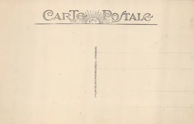 Haguenau — La Poste — éditeur CAP — 裏面