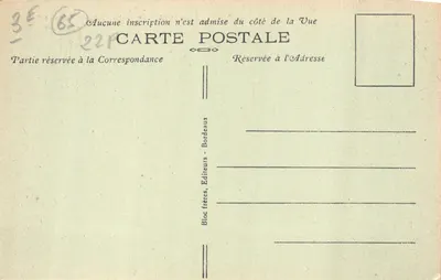 Cauterets — Vue d'ensemble de la Raillère, Le Houmigas — BR. — Bloc frères, Éditeurs, Bordeaux — पीछे