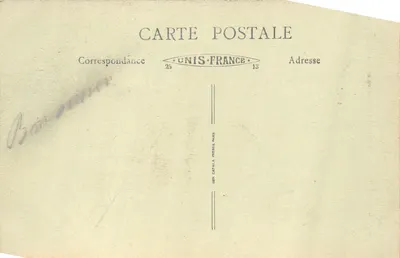 Grenoble — Monument du Centenaire et Rue Carnot — éditeur LE DAUPHINÉ, n° 133 — Verso