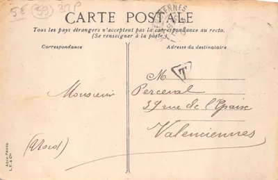 Lille - La Laiterie, jardin Vauban — éditeur L.V.O. n°17 — 裏面