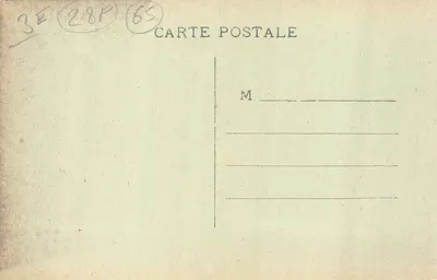 Pierrefitte-Soulon — Le Gave de Cauterets, vue du cours d'eau avec cascade et montagnes enneigées — Éditeur : Les Pyrénées, n° 231 — 背面