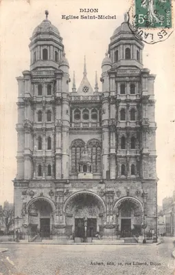 Dijon — Église Saint-Michel — Aubert, édit. 10, rue Liberté, Dijon