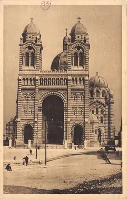 Cathédrale de Brest — vue de façade — Édition d'Art YVON, Paris