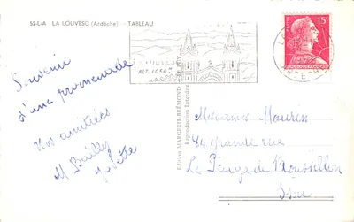 La Louvesc (Ardèche) — Vue générale et stations du pèlerinage — Édition Lémo — 裏面