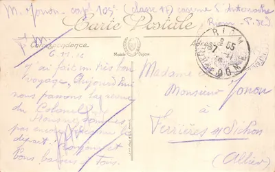 Riom — Dom Konsulów — wydawca LL. (n°1) — Rewers