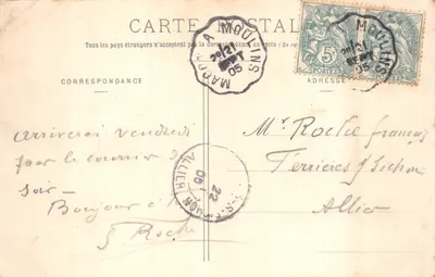 Paray-le-Monial — La Cassetta - 162, edito da H. Bonamy, Poitiers — Verso