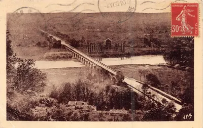 Le Pont Canal sur la Garonne — Agen — éditeur Les Arts A.P.A. POUX ALBI