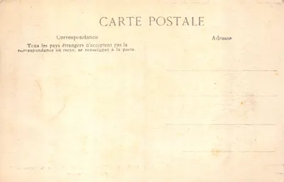 Versailles — Voiture du Mariage de Napoléon Ier avec Marie-Louise — Éditeur CTD, n° 309 — 背面