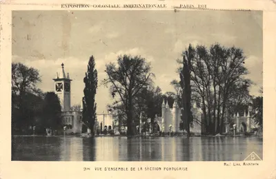 Exposition Coloniale Internationale — Vue d'ensemble de la section portugaise — Raul Lino, Architecte