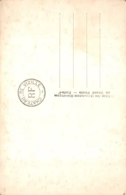 Château de Vizille — Cascade alimentant la grande nappe des reproducteurs — Édition des Monuments Historiques, Paris — पीछे