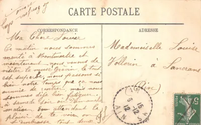 Paris (XVIIIe) — Le Funiculaire et la Basilique du Sacré-Cœur de Montmartre — LL. n° 219 — Verso