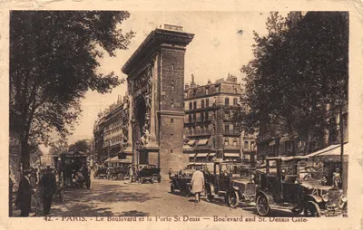 Paris - Le Boulevard et la Porte St Denis — éditeur LES ÉDITIONS ARTISTIQUES