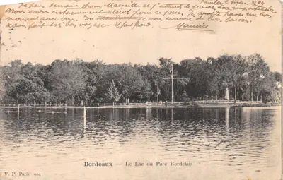 Bordeaux — Le Lac du Parc Bordelais — V. P. Paris 904