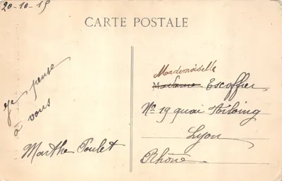 Saint-Cyr-au-Mont-d'Or (Rhône) — Entrée de l'Ermitage — S. Farges, Édit. - Lyon — 裏面
