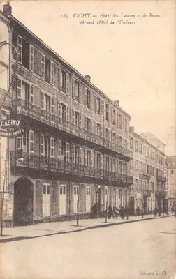 Vichy — Hôtel du Louvre et de Reims, Grand Hôtel de l'Univers — Édition L. O