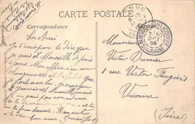 Château d'If — vue du château fort et du phare sur l'île — éditeur Marseille. 41 — Verso