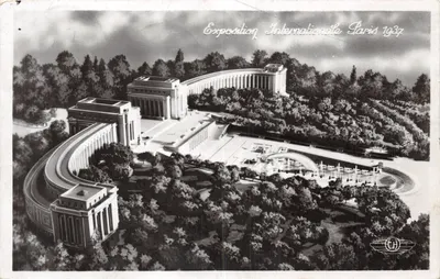 Palais du Trocadéro — Exposition Internationale Paris 1937 — éditeur CH