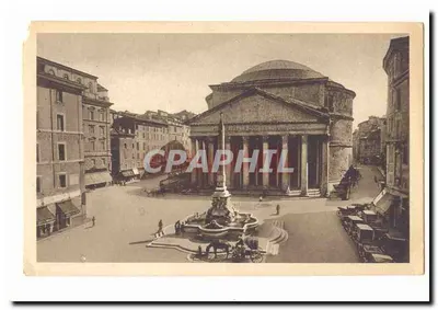 Piazza della Rotonda — Pantheon w Rzymie — wydawca nieznany
