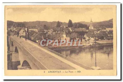 Argentat — O Ponte — ND.