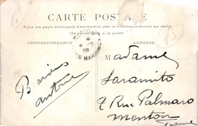Paris - La Seine au Pont-Neuf — éditeur PARIS. POSTES — 背面
