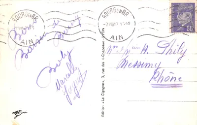 Bourg-en-Bresse — Église de Brou, Le Mausolée de Philibert le Beau — Édition « La Cigogne » — 背面