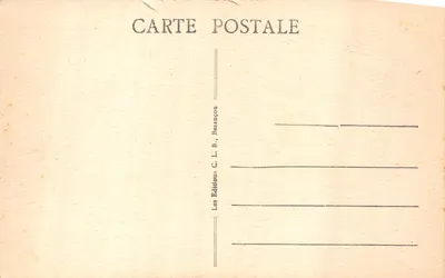 Entorno de MONTBARD — Ruinas del castillo de Montfort — Editor IMPRIMÉ : C. L. B., Beançon — Reverso