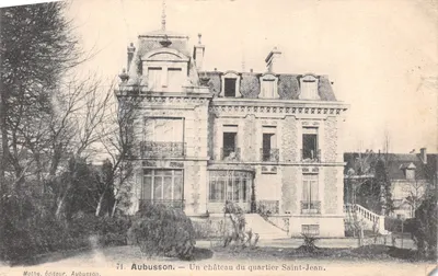 Aubusson — Un château du quartier Saint-Jean — Mothe, éditeur, Aubusson, n°71