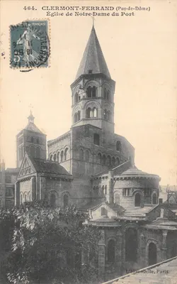 Clermont-Ferrand (Puy-de-Dôme) — Église de Notre-Dame du Port — L'Hiéronnelle, Paris, n° 464