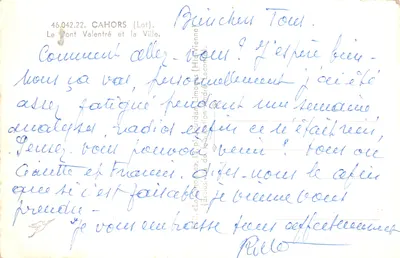 Cahors — Il Ponte Valentré e la Città — editore LA CIGOGNE — Verso