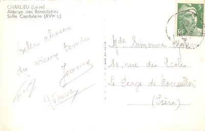 Charlieu (Loire) — Abbaye des Bénédictins, Salle Capitulaire (XVIe s.) — Cim — Verso