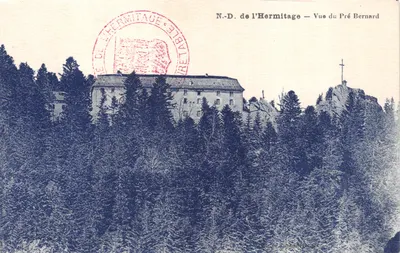 N.-D. de l'Hermitage — Vue du Pré Bernard — éditeur : Phot. Henri Baudouin & Cie, Toulouse