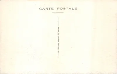 N.-D. de l'Hermitage — Vue du Pré Bernard — éditeur : Phot. Henri Baudouin & Cie, Toulouse — Verso