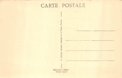 Nevers — La Porte du Croux, tour fortifiée du XIVe siècle — Éditeur G. Artaud, Nantes — Verso