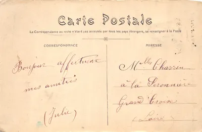 Observatoire et Vierge à la Chaise de Valfleur — éditeur non visible, n° 25 — Verso