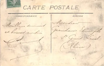 MARSEILLE — La Place Castellane — éditeur L, n° 27 — 背面