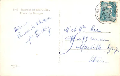 Route des Écouges — environ de Rencurel, Gréoublie — Édition CICOGNE — पीछे
