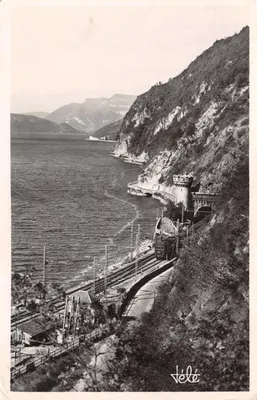 Lac du Bourget — Route de la Corniche - Les Tunnels — Éditions TELE Aix-les-Bains