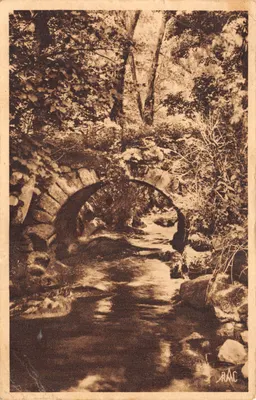 Pont en pierre — pont sur la Noisette — Édition La Fouchière