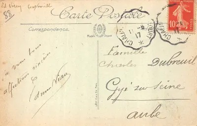Contrexéville — L'Établissement Hydrominéral — LL — 裏面
