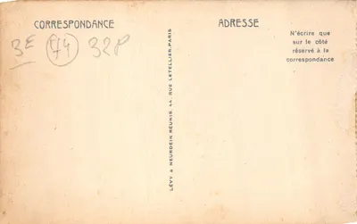 Route et Col des Aravis — vue panoramique du col et de la vallée — éditeur LL — 背面