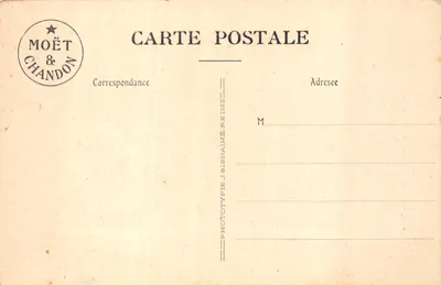 Vue générale de l'Ancienne Abbaye d'Hautvillers — Propriété de la Maison Moët & Chandon — पीछे